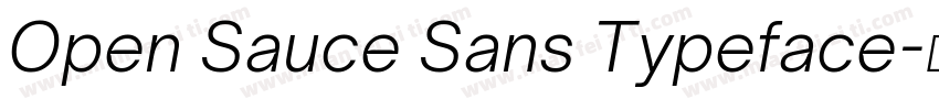 Open Sauce Sans Typeface字体转换